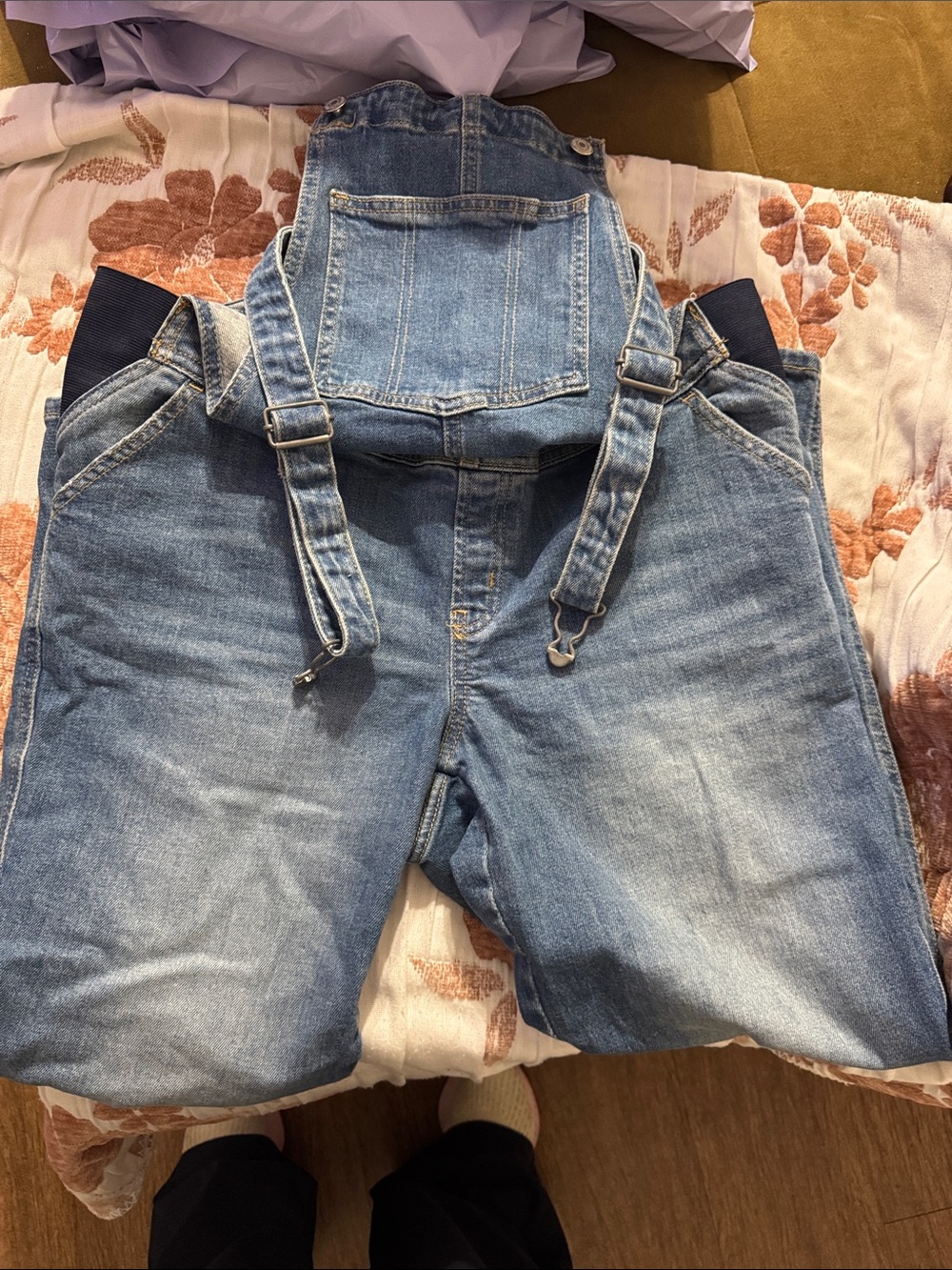 Old Navy Light Blue Denim Overalls